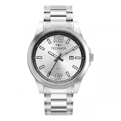 Relógio Technos Masculino Racer Básico Prata - 2115twv/1k