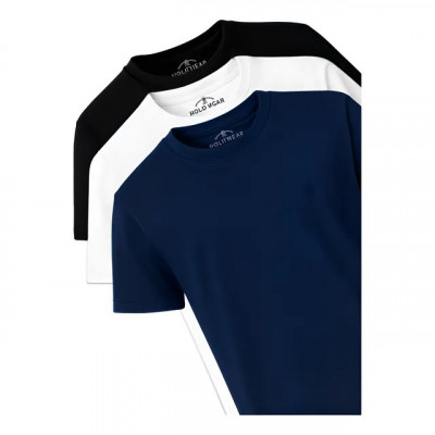Kit 3 Camisetas Masculinas Polo Wear Sortido 1 M Liso
