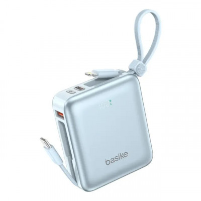 Power Bank Basike 10.000mAh Turbo com Cabo Embutido para iPhone e Samsung — review