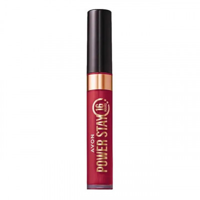Review: Batom Líquido Matte Avon Power Stay 16h — Cor Vermelho Terra