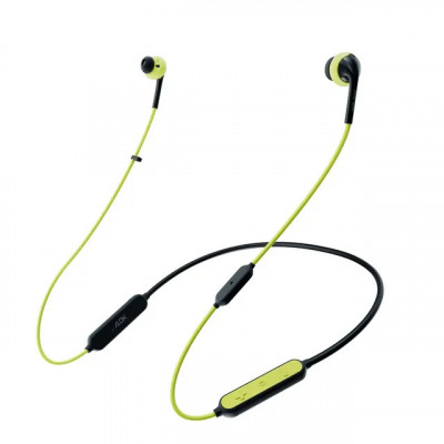 Fone De Ouvido Esportivo Bluetooth Waaw By Alok Move 100ebs — Preto e Verde