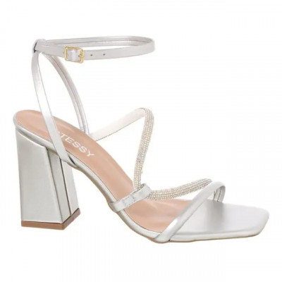 Sandália Feminina Brilho Salto Alto Confortável Original — Review