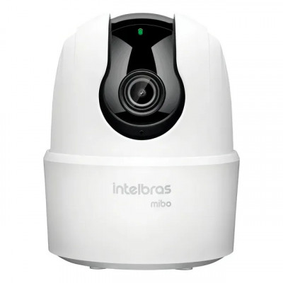 Câmera Inteligente Intelbras Ime 360 3MP com Visão 360 e Wi‑fi (Branco)