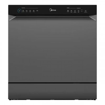 Lava Louças 8 Serviços Cinza Touch Plus Midea — Controles Touch e Acabamento Cinza