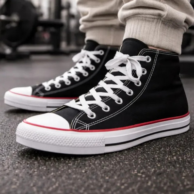 Review: Tênis Converse Taylor Ct0004 Lt — Preto/vermelho/preto Liso (38 BR)