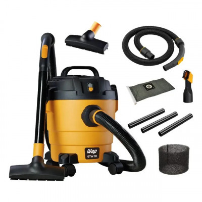 Aspirador De Pó e Água Wap GTW 10 — 1400W e 10 Litros, compacto
