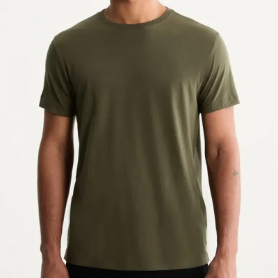 Camiseta Foxton Malha Pima Verde Oliva P Liso