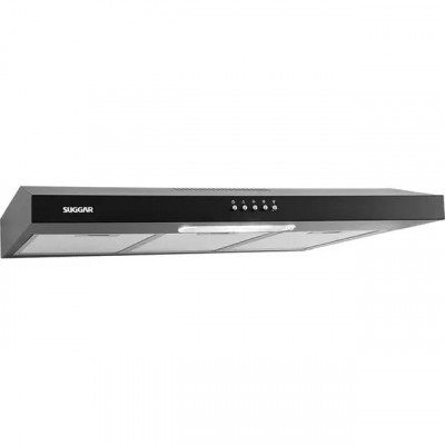 Depurador De Ar Suggar Slim DPS181PT 80cm Cor Preto — design slim e 80cm de largura