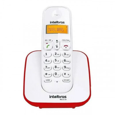 Telefone Sem Fio Digital TS 3110 Vermelho Intelbras — review do modelo TS 3110
