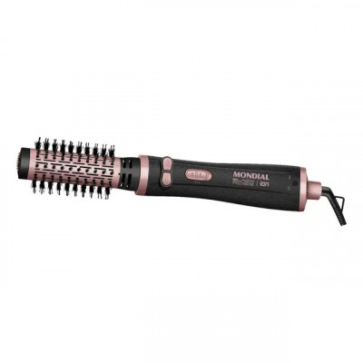 Escova Rotativa Mondial Ceramica Tourmaline Ion 3x1 Erb-01 Rosa 127/220v — review