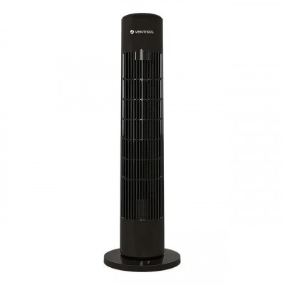 Ventilador de Torre Ventisol Fênix Preto — torre com controle remoto e oscilação