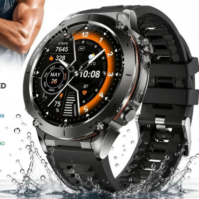 Relógio Smartwatch masculino redondo com GPS independente — Avaliação