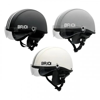 Capacete Coquinho BR101 Couro 59/60 — para Scooter Elétrica, E-bike, Patinete e Skate