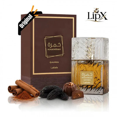 Perfume Árabe Khamrah Qahwa Unissex 100ML — fragrância Khamrah Qahwa com NF