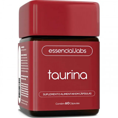 TAURINA 1000mg por Dose — Fórmula Exclusiva com Máxima Concentração e 60 Cápsulas