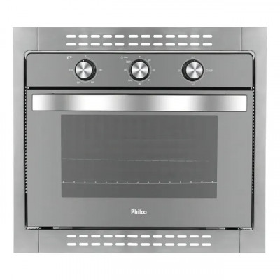 Forno de embutir elétrico Philco 56101041 46L prateado