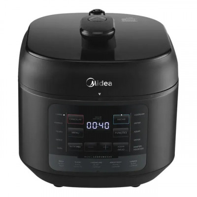 Panela de Pressão Elétrica Midea Nutripro 5L — Preta