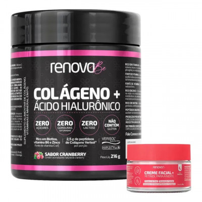 Colágeno Renova Be com Verisol e Ácido Hialurônico (Cranberry - Oxicoco)