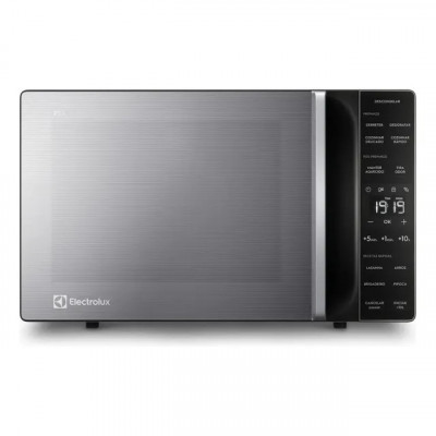 Micro-ondas Electrolux Prata 23L Efficient ME23S 127V — compacto e prático