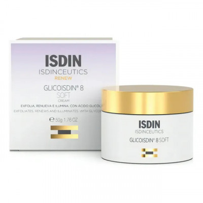 Creme Facial Ácido Glicólico Isdinceutics Glicoisdin 8 (50g)