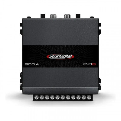 Módulo Amplificador Soundigital 800.4 Evo6 — 800 W RMS, 4 Canais Classe D