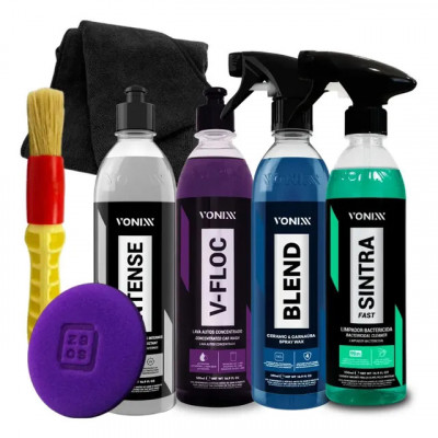 Kit Lavagem Automotiva V-floc Blend Sintra Intense Vonixx — kit multi-linha para lavagem automotiva