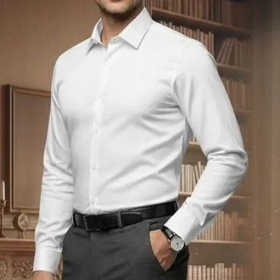 Camisa Social Masculina Slim Fit Premium Manga Longa C Lycra — review