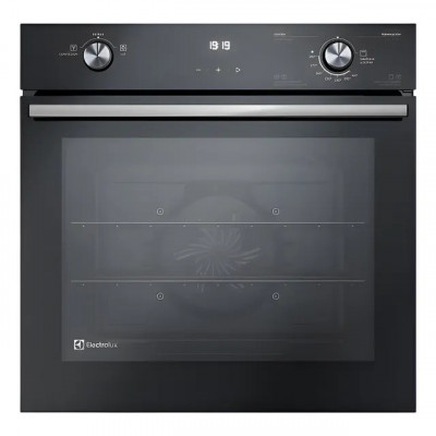 Forno de convecção a gás Electrolux Effic 80L — embutido e preto