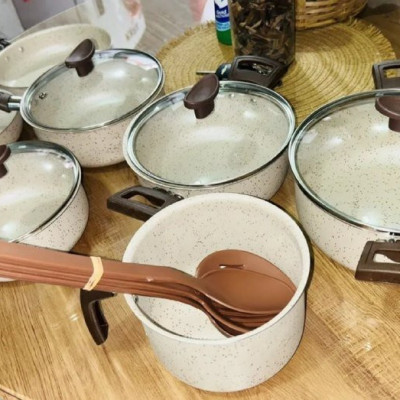 Conjunto de Panelas Antiaderente 10 Peças