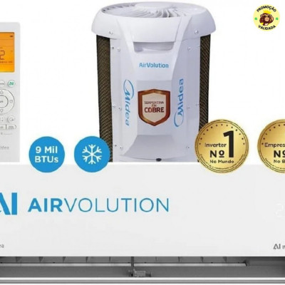 Ar-Condicionado Split 9.000 BTUs AI AirVolution Frio Midea
