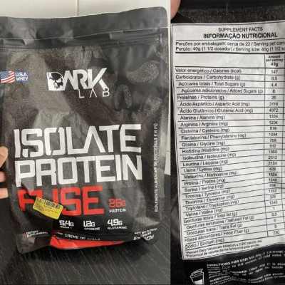 Whey Isolate Protein Fuse Refil 900g Dark Lab