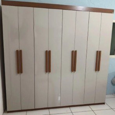 Guarda Roupa Casal Hera MDF 8 Portas