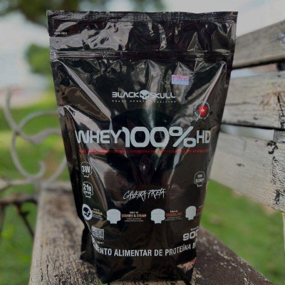 WHEY CxBWhey 100% HD Refil Black Skull 900g