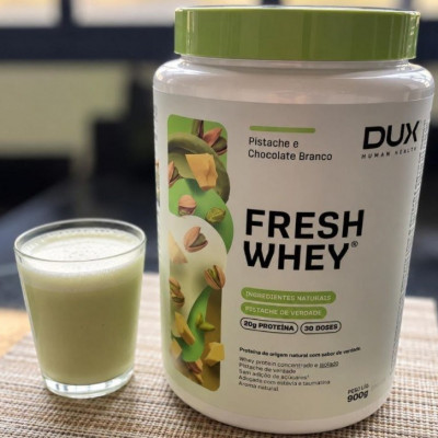 Fresh Whey Pistache e Chocolate Branco 900g Dux Nutrition
