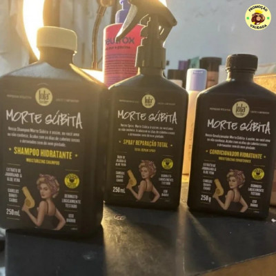 Kit Morte Súbita (Shampoo + Condicionador + Spray Reparaçao)