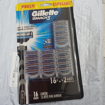 Gillette Mach3 - Refil Para Barbear 16 Unidades