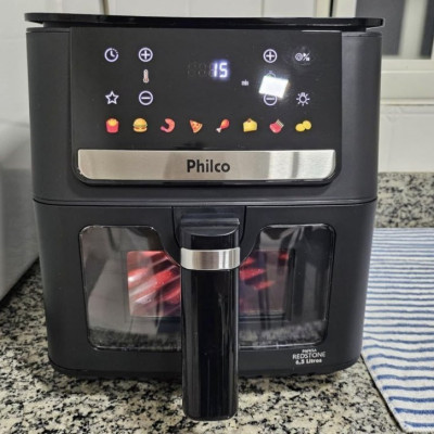Air Fryer Philco 6,5L Visor Glass 127V