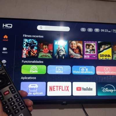 📺 Smart TV HQ 32 HD Tela sem Bordas Androind
