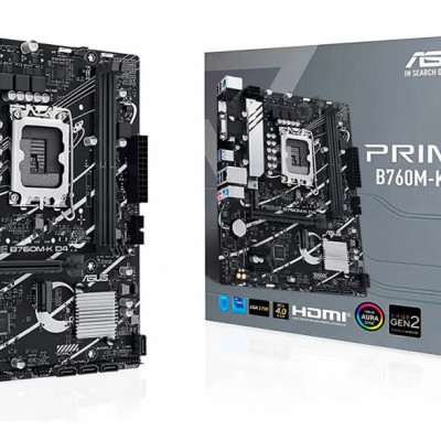 Placa-mãe Asus Prime B760M-K D4 Intel 1700