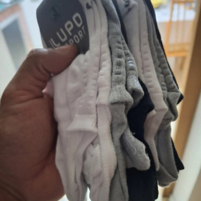 Kit 6 Pares Meias Lupo Sapatilha Invisível Sport