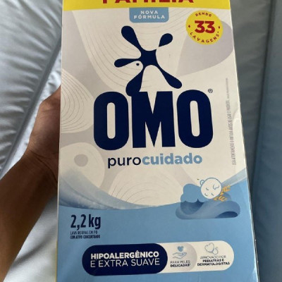 🧺 Lava-Roupas em Pó Omo Puro Cuidado 2,2kg