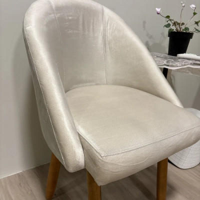 Kit 2 Poltronas Lua Suede Luxo Multiambiente