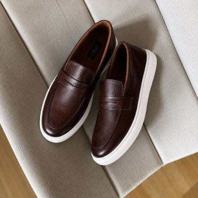 Sapato Masculino Mocassim Couro Casual Comfort