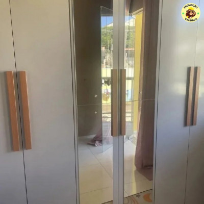 Guarda Roupa Casal 6 Portas Easy Slim