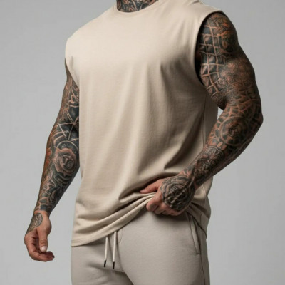 Kit 3 Regata Oversized Machão Streetwear