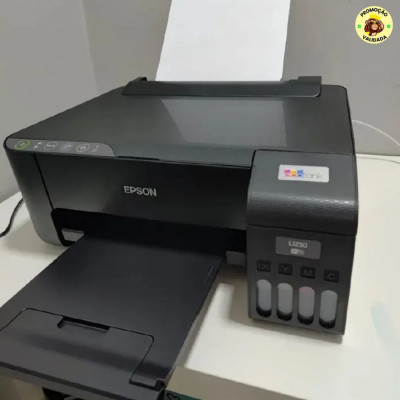Impressora Epson Ecotank L1250 Tanque de Tinta Colorida Preta