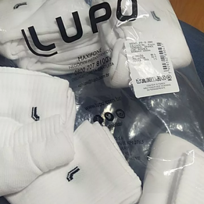 Kit 10 Pares Meias Lupo Algodão Cano Médio