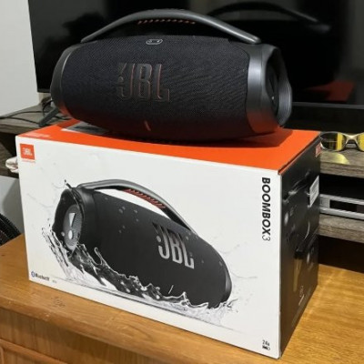 Caixa de Som JBL Boombox 3 Bluetooth Preta