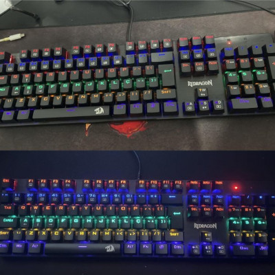 Teclado Mecânico Gamer Redragon Valheim Rainbow