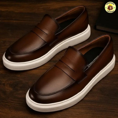 Sapato Masculino Mocassim Loafer Couro